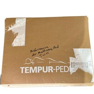 Tempur-Pedic Performance Air Mattress Pad Twin Cooling Micromesh Tencel White